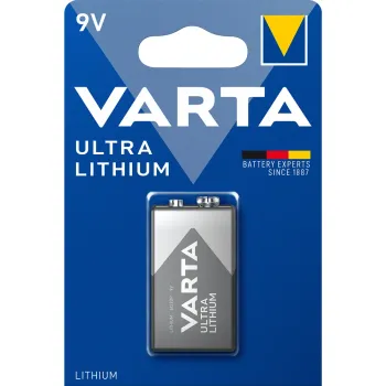 סוללות VARTA Lithium 9V VEA612201