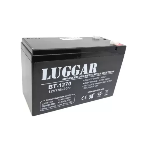 Аккумулятор для ИБП Luggar 12V 7Ah UPS Battery BT-1270 Цвет:чёрный Аккумулятор для ИБП Luggar 12V 7Ah UPS Battery BT-1270 Цвет:чёрный