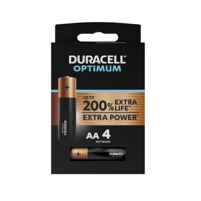 Batteries Duracell 4 AA OPTIMUM AA OPTIMUM