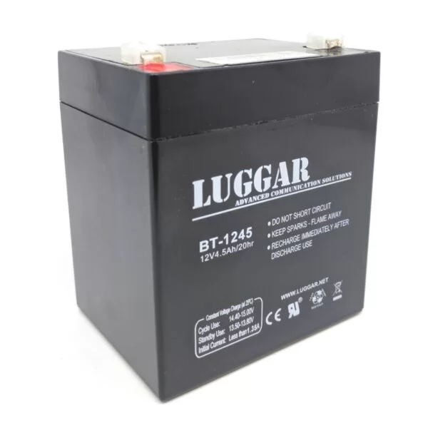 סוללה לאל פסק Luggar 12V 4.5Ah UPS Battery BT-1245 צבע שחור