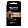 Батареи Duracell 4 AAA Optimum AAA Optimum