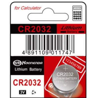 CMOS battery Koonenda CR2032 3V Lithium CR2032 CMOS battery Koonenda CR2032 3V Lithium CR2032