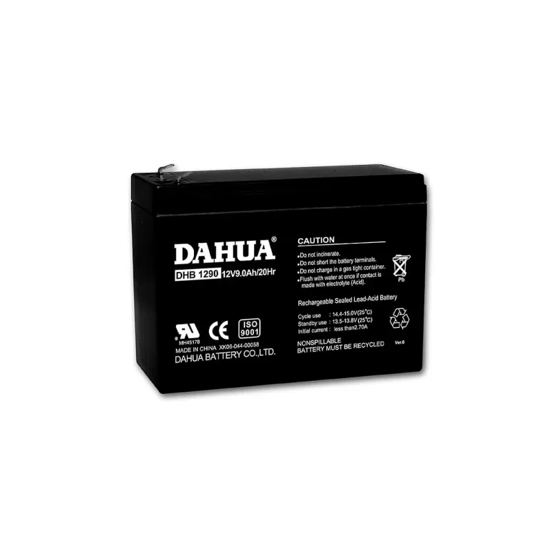סוללה לאל פסק DAHUA Battery UPS 12V 9AH UPSBAT9AH צבע שחור