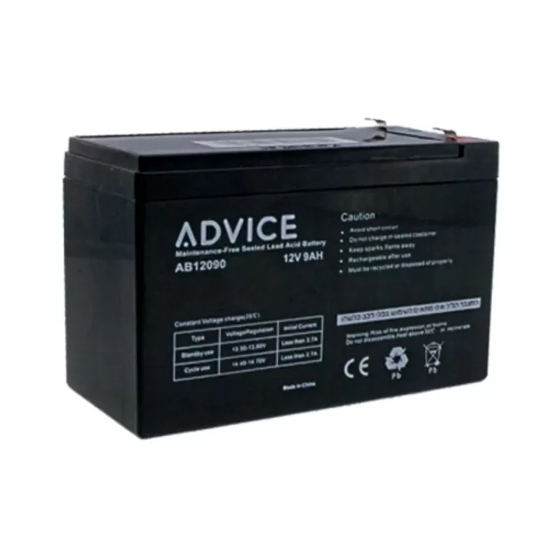 סוללה לאל פסק UPS Battery 12V-9Ah (20hr) AB12090