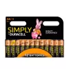 Batteries Duracell 12 Simply AA MN1500B12S