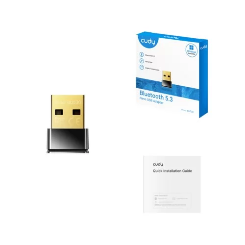 Bluetooth Receiver CUDY BU530 1.0 5.3 Nano BU530 Color:black