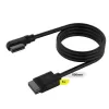 Кабель Corsair iCUE LINK 1x 600mm, Straight/Slim 90°connectors black CL-9011122-WW Кабель Corsair iCUE LINK 1x 600mm, Straight/Slim 90°connectors black CL-9011122-WW