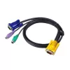 Cable ATEN 2L-5202P 1.8M PS/2 KVM 2L-5202P 1.8M PS/2 KVM ATEN Black Color:black Cable ATEN 2L-5202P 1.8M PS/2 KVM 2L-5202P 1.8M PS/2 KVM ATEN Black Color:black