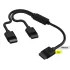 Cable Corsair iCUE LINK 1x 600mm Y-Cable Straight connectors black CL-9011124-WW
