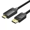 Кабель Vention DP to HDMI 2m HFKBH