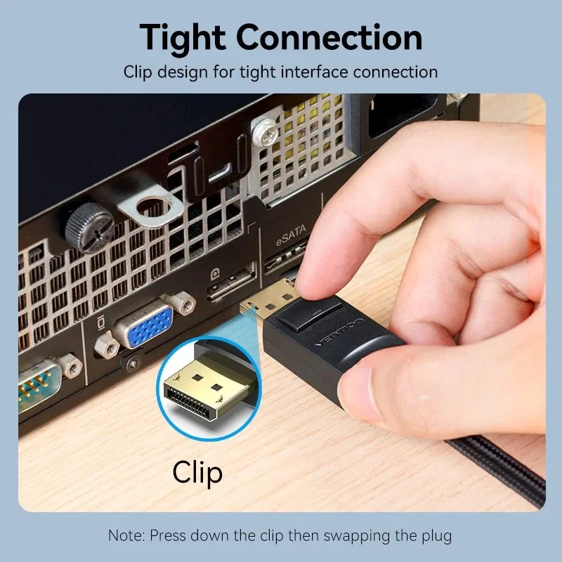 Кабель Vention DP to HDMI 2m HFKBH