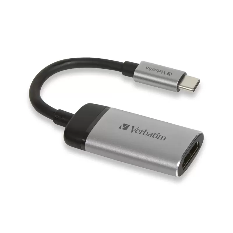 Видеоадаптер USB-C Verbatim USB-C to HDMI 4K Adapter 49143