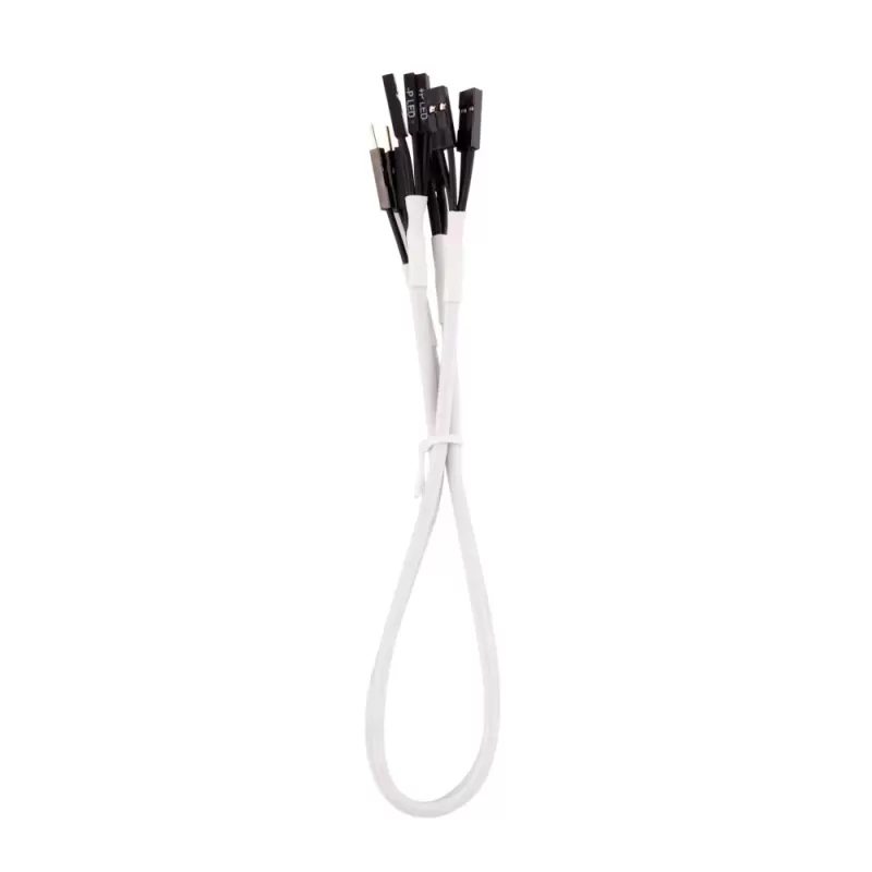Front Panel Extension Cable Kit Corsair Premium Sleeved 30cm - white CC-8900245