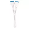 Front Panel Extension Cable Kit Corsair Premium Sleeved 30cm - white CC-8900245