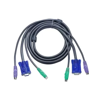 כבל ATEN 2L-1003P/C 3M PS/2 Standard KVM Cable