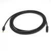 Audio Cable Gold Touch Toslink to Mini Toslink Digital Optical Audio Cable 3m TMT-3 Color:black Audio Cable Gold Touch Toslink to Mini Toslink Digital Optical Audio Cable 3m TMT-3 Color:black