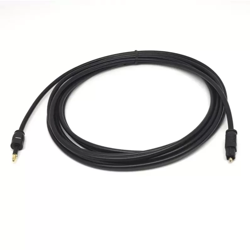 Audio Cable Gold Touch Toslink to Mini Toslink Digital Optical Audio Cable 3m TMT-3 Color:black Audio Cable Gold Touch Toslink to Mini Toslink Digital Optical Audio Cable 3m TMT-3 Color:black
