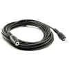 Audio Cable Gold Touch 3.5mm Audio Extension Cable M/F 20m CH-PL-FM-20 Color:black