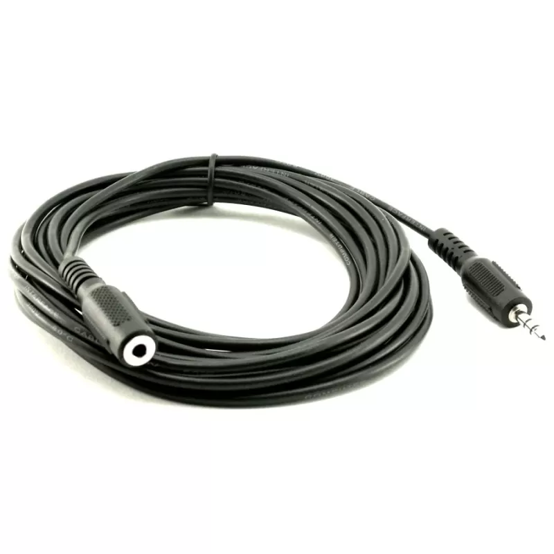 Audio Cable Gold Touch 3.5mm Audio Extension Cable M/F 20m CH-PL-FM-20 Color:black