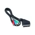 Аудиокабель Gold Touch SCART to 3RCA Component Cable 3m CH-SCT-3RCA-3