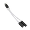 Аудио адаптер Gold Touch USB Type C to Audio and Charge E-USB-C-AC Цвет:чёрный, белый