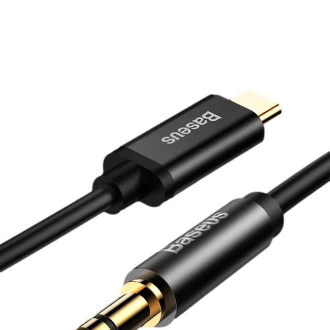 Audio Cable Baseus TYPE-C MALE TO 3.5" MALE DIGITAL AUDIO CABLE M01 black