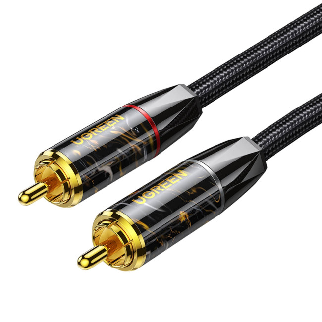 Аудиокабель UGREEN Uירוק RCA Male to Male Hi-Fi OCC Copper - 2m 10959 Аудиокабель UGREEN Uירוק RCA Male to Male Hi-Fi OCC Copper - 2m 10959