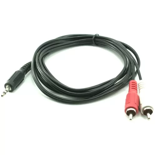 Audio Cable Gold Touch 3.5mm to 2RCA Audio Cable 10m CH-PL-2RCA-10 Audio Cable Gold Touch 3.5mm to 2RCA Audio Cable 10m CH-PL-2RCA-10