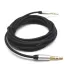כבל אודיו Gold Touch Slim 3.5mm AUX 0.5m שחור E-PLSB-05