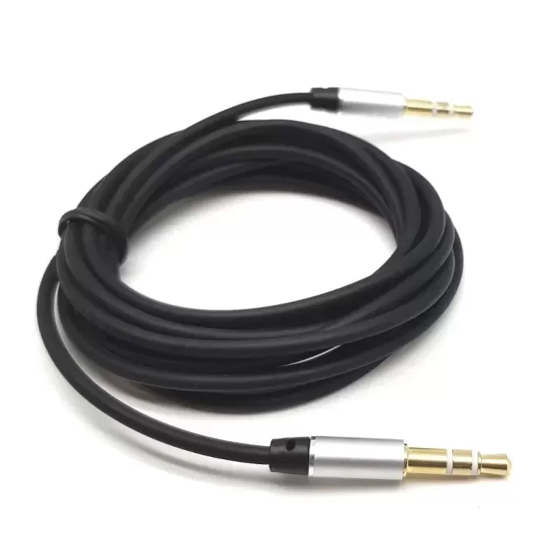 Аудиокабель Gold Touch Slim 3.5mm AUX 0.5m чёрный E-PLSB-05