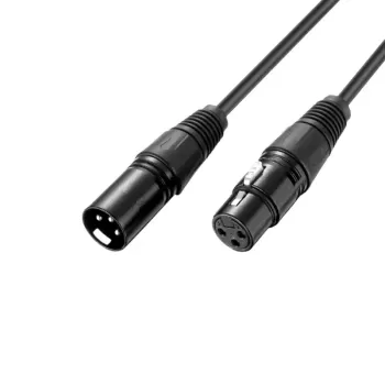 Audio Cable Gold Touch XLR Male to Female Balanced Audio Cable 3m Black Plug CH-XLR-MFB-3 Audio Cable Gold Touch XLR Male to Female Balanced Audio Cable 3m Black Plug CH-XLR-MFB-3
