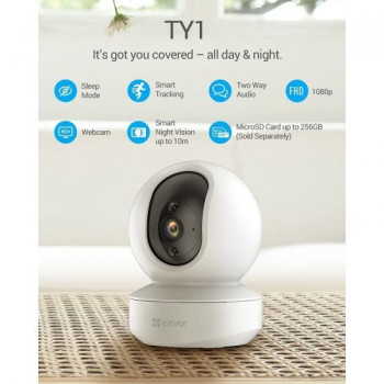 Айпи камера EZVIZ TY1 4MP CS-TY1-C0-8B4WF Цвет:белый Айпи камера EZVIZ TY1 4MP CS-TY1-C0-8B4WF Цвет:белый