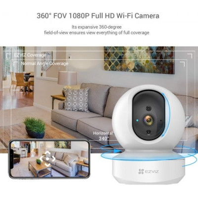 Айпи камера EZVIZ TY1 2MP CS-TY1-B0-1G2WF Цвет:белый Айпи камера EZVIZ TY1 2MP CS-TY1-B0-1G2WF Цвет:белый