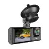 מצלמת רכב דו כיוונית Provison T2 Dual FHD WIFI CAMERA T2 צבע שחור