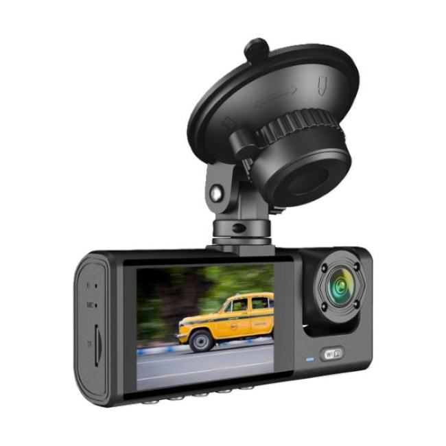 Dual-direction car camera Provison T2 Dual FHD WIFI CAMERA T2 Color:black
