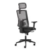 כיסא משרדי ארגונומי Fellowes Eleganza Plus שחור