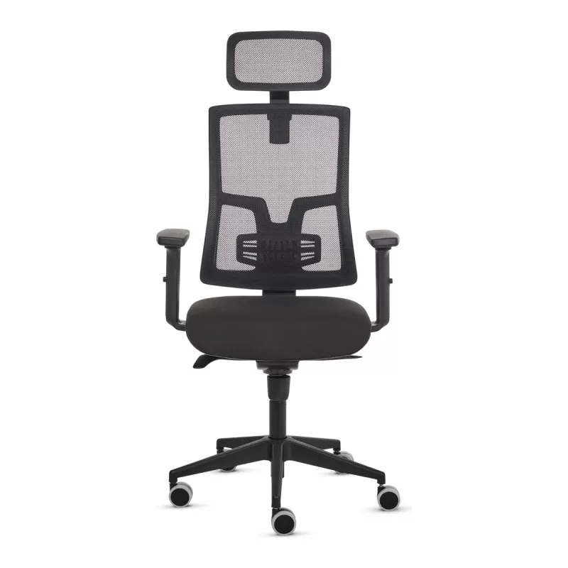 כיסא משרדי ארגונומי Fellowes Eleganza Plus שחור
