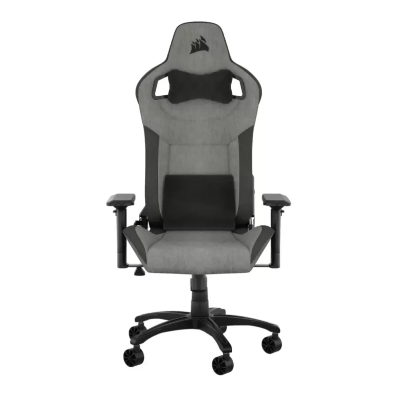 כיסא גיימינג Corsair T3 RUSH 2023 Fabric Grey/Charcoal צבע אפור