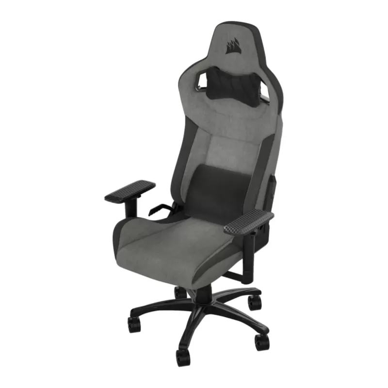 כיסא גיימינג Corsair T3 RUSH 2023 Fabric Grey/Charcoal צבע אפור