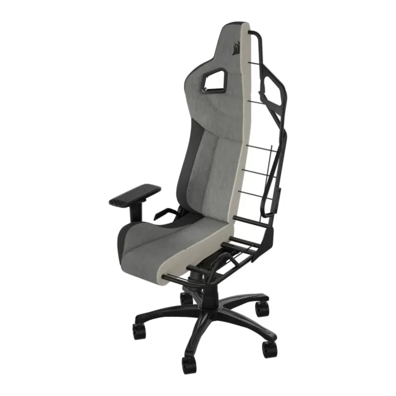 כיסא גיימינג Corsair T3 RUSH 2023 Fabric Grey/Charcoal צבע אפור
