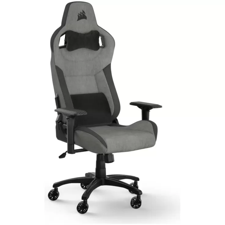 כיסא גיימינג Corsair T3 RUSH 2023 Fabric Grey/Charcoal צבע אפור