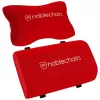 כיסא גיימינג Noblechairs EPIC Real Leather שחור, לבן, אדום