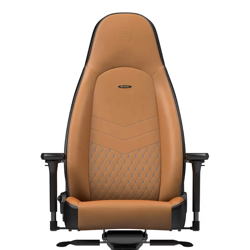 כיסא גיימינג Noblechairs ICON Real Leather קוניאק, שחור