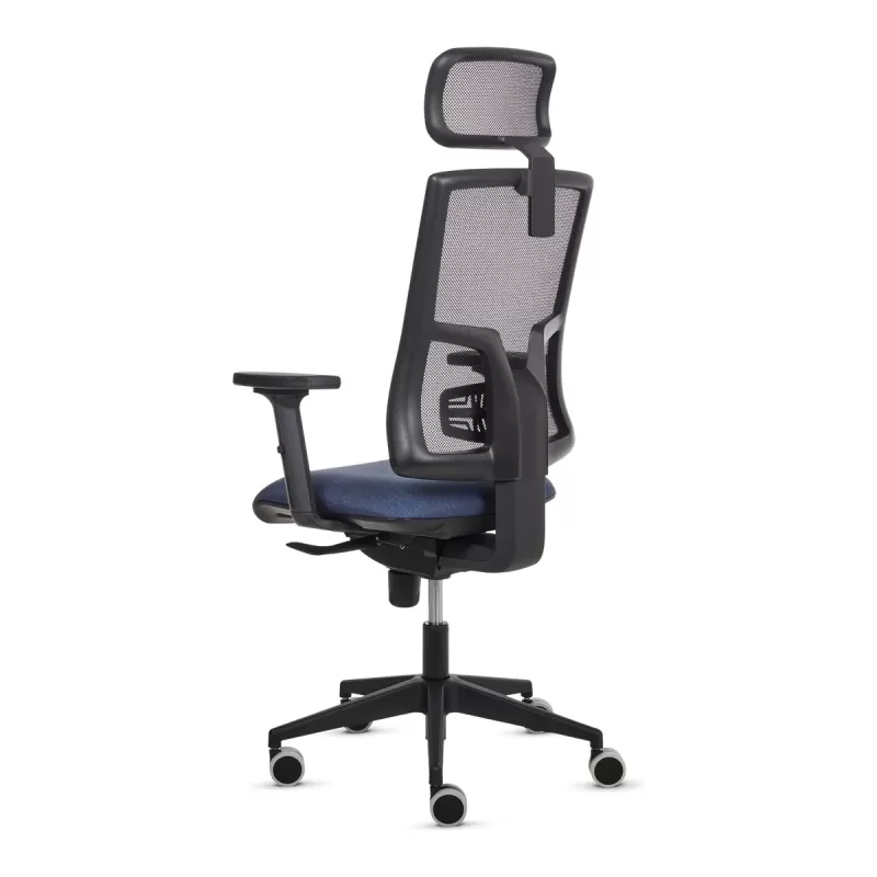 כיסא משרדי ארגונומי Fellowes Eleganza Plus כחול