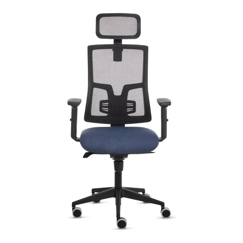 כיסא משרדי ארגונומי Fellowes Eleganza Plus כחול