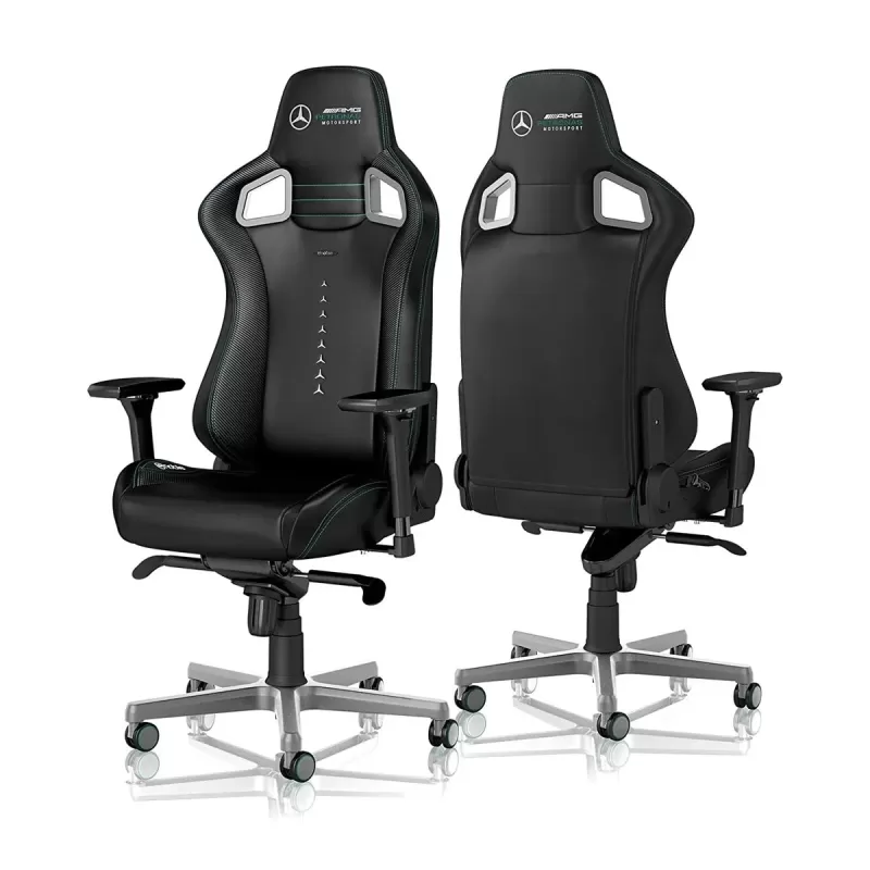 כיסא גיימינג Noblechairs EPIC Mercedes-AMG Petronas Motorsport Edition צבע שחור