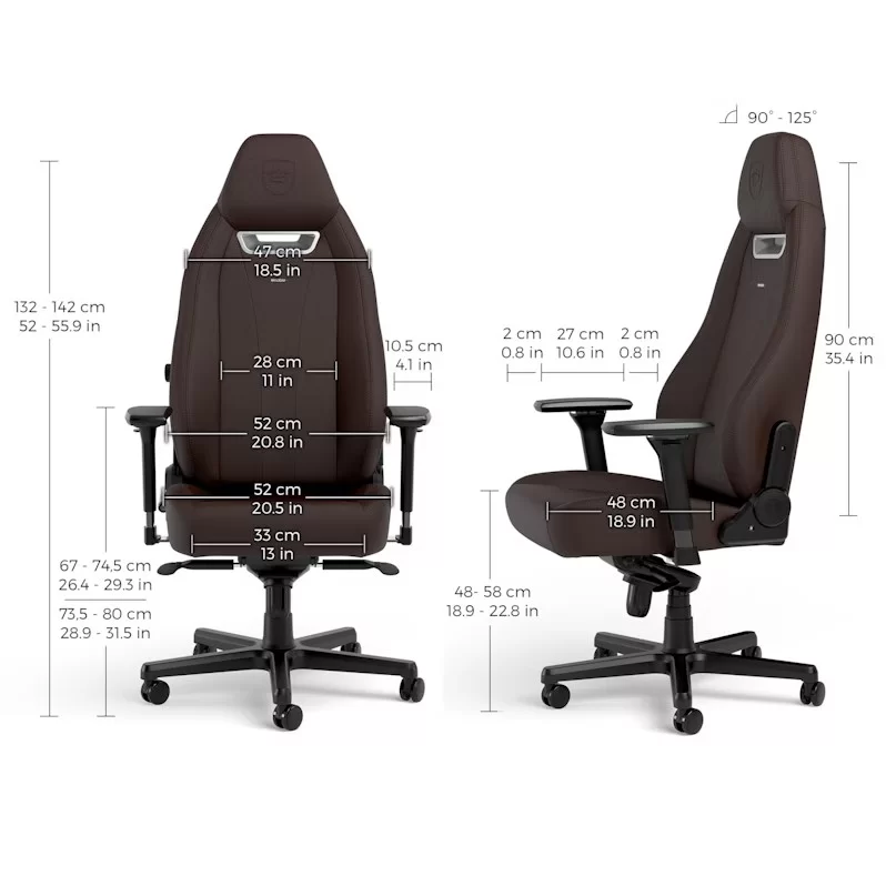 כיסא מנהלים Noblechairs LEGEND Java Edition חום