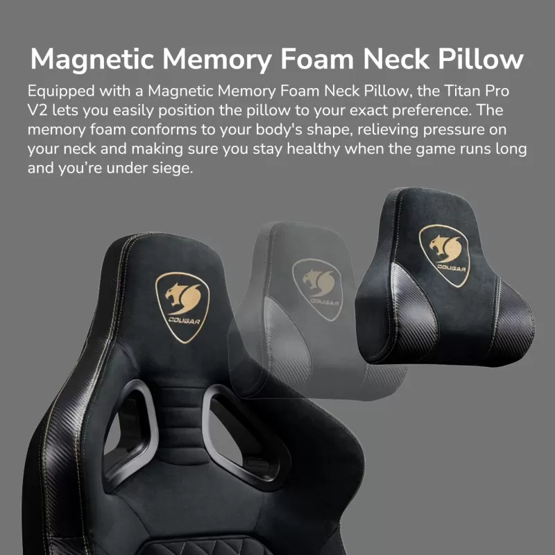 Gaming Chair COUGAR Titan Pro V2 gold Gaming Chair COUGAR Titan Pro V2 gold