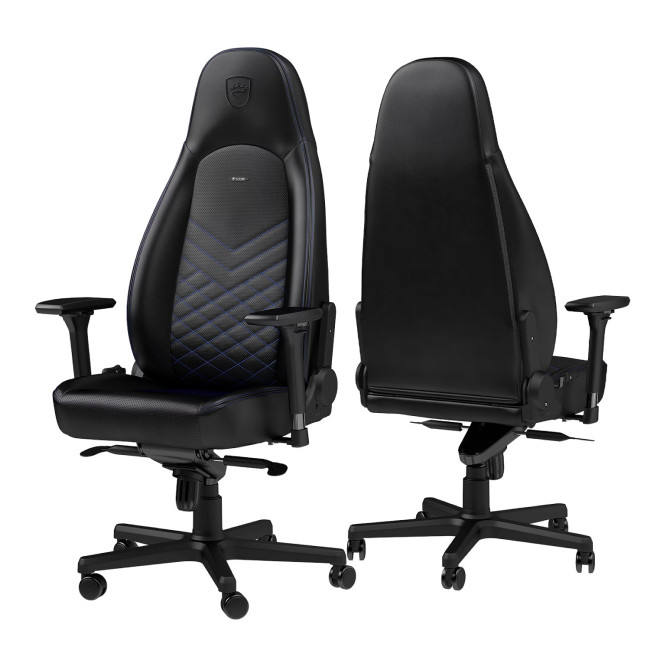 Игровое Кресло Noblechairs ICON черный, синий