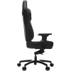 כיסא גיימינג VERTAGEAR Racing Series P-Line PL4500 Coffee Fiber With Silver Embroirdery Black Edition צבע שחור